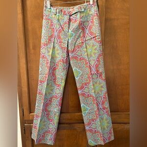 Vintage Trina Turk Patterned Pants